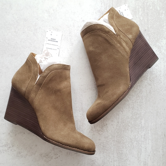 yimina wedge bootie